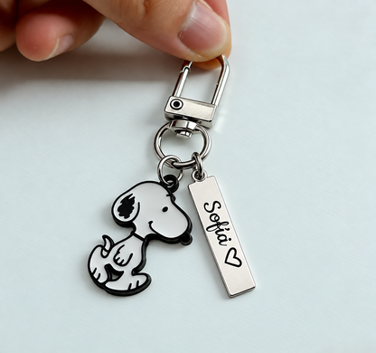 LLAVERO SNOOPY PERSONALIZABLES