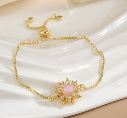BRAZALETE GIRASOL GIRATORIO ANTIESTRÉS ANTI ANSIEDAD MINIMALISTA ELEGANTE