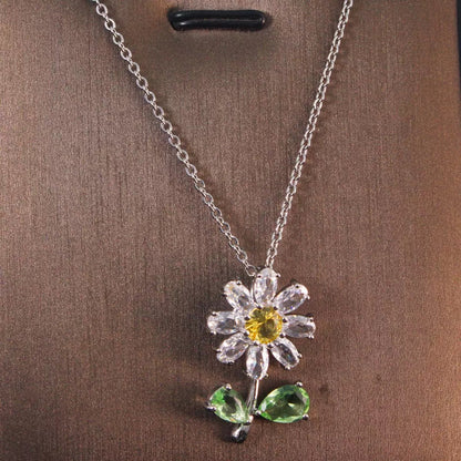 COLLAR FLOR FEMENINA  MINIMALISTA ELEGANTE