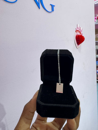 COLLAR RECTÁNGULO  MINIMALISTA PERSONALIZADO
