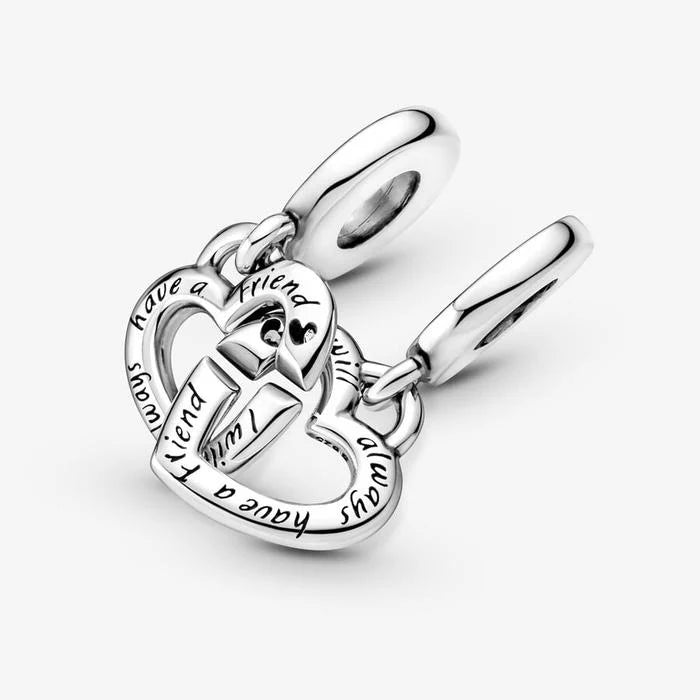 COLLAR CHARMS DIJES PARA  COMPARTIR CORAZONES