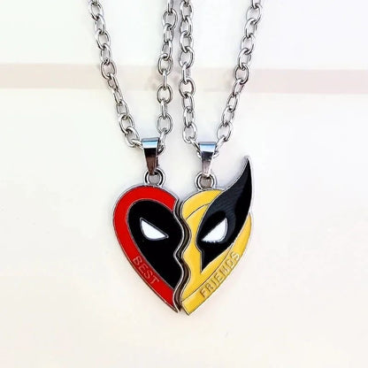 COLLARES & LAVEROS DEADPOOL & WOLVERINE  LOVE BFF