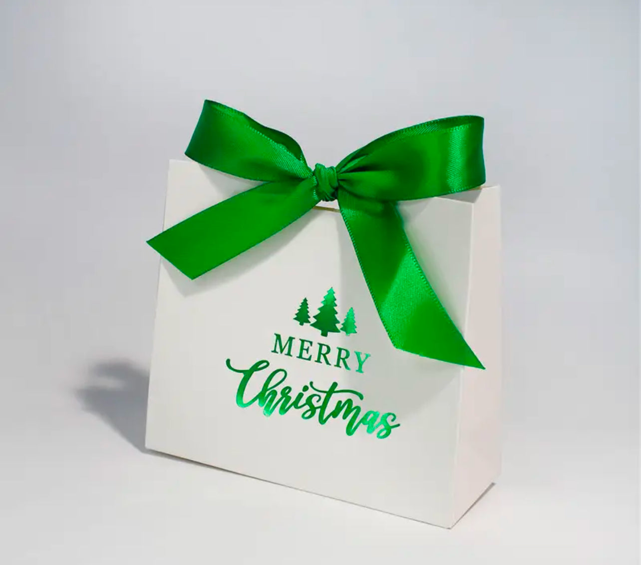 BOLSA DE REGALO DISEÑO NAVIDAD  CON LASO MEDIANA