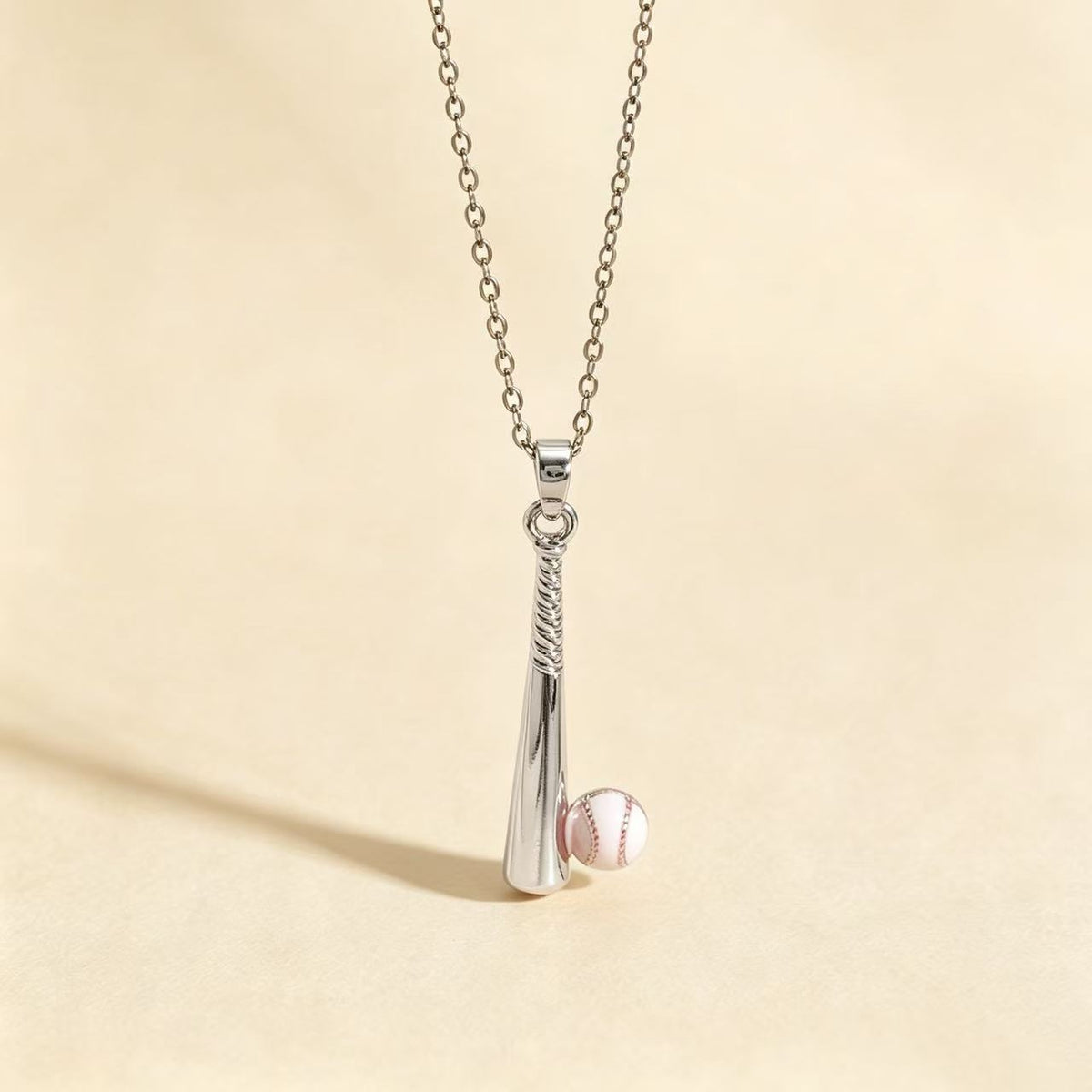 COLLAR BATE DE BEISBOL BASEBALL  MINIMALISTA   UNISEX