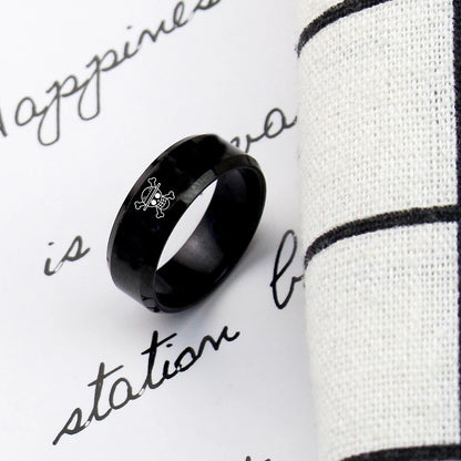ANILLO ONE PIECE LUFFY  EN ACERO INOXIDABLE ANIME