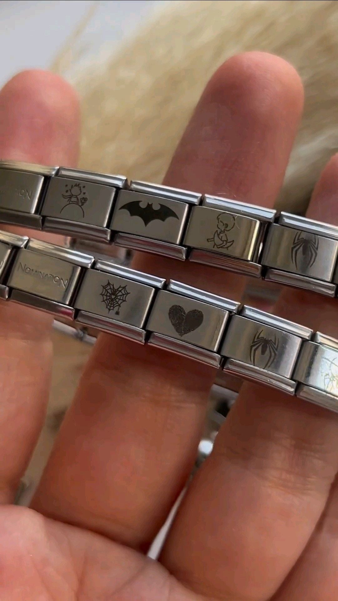 BRAZALETE ESTILO ITALIANO UNISEX PERSONALIZABLES