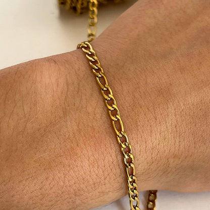 BRAZALETE CADENA ESTILO FUGARO MINIMALISTA