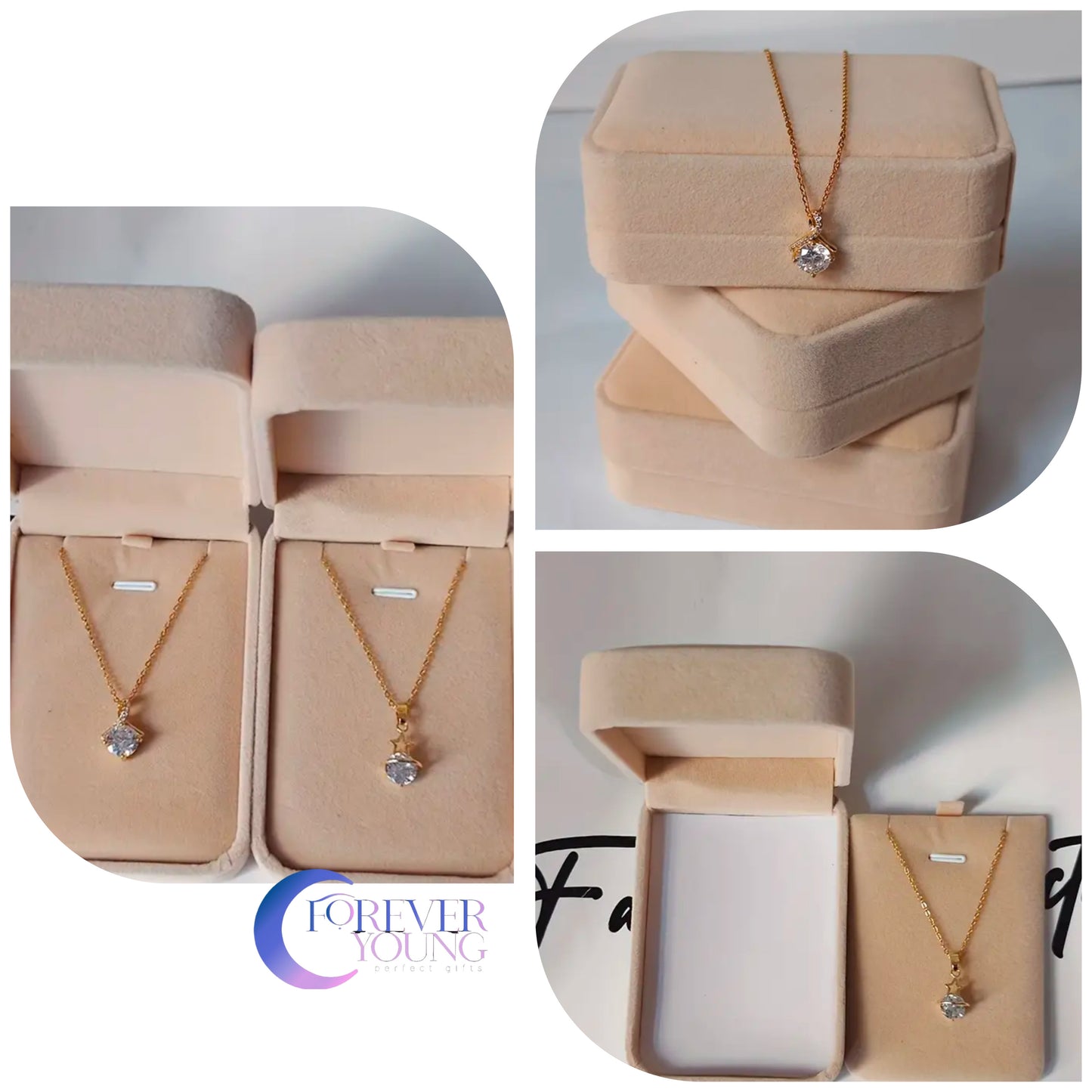 CAJA DE REGALO COLLARES TERCIOPELO