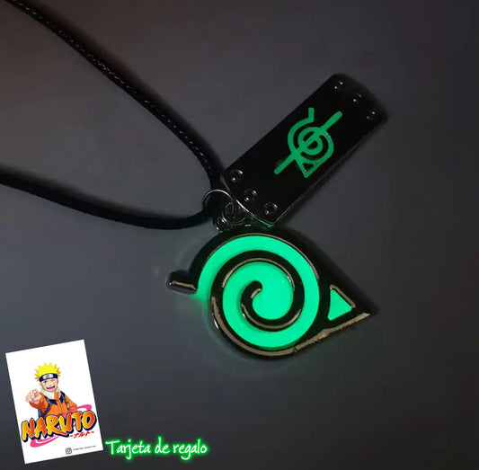 COLLAR NARUTO ANIME BRILLA EN LA OSCURIDAD