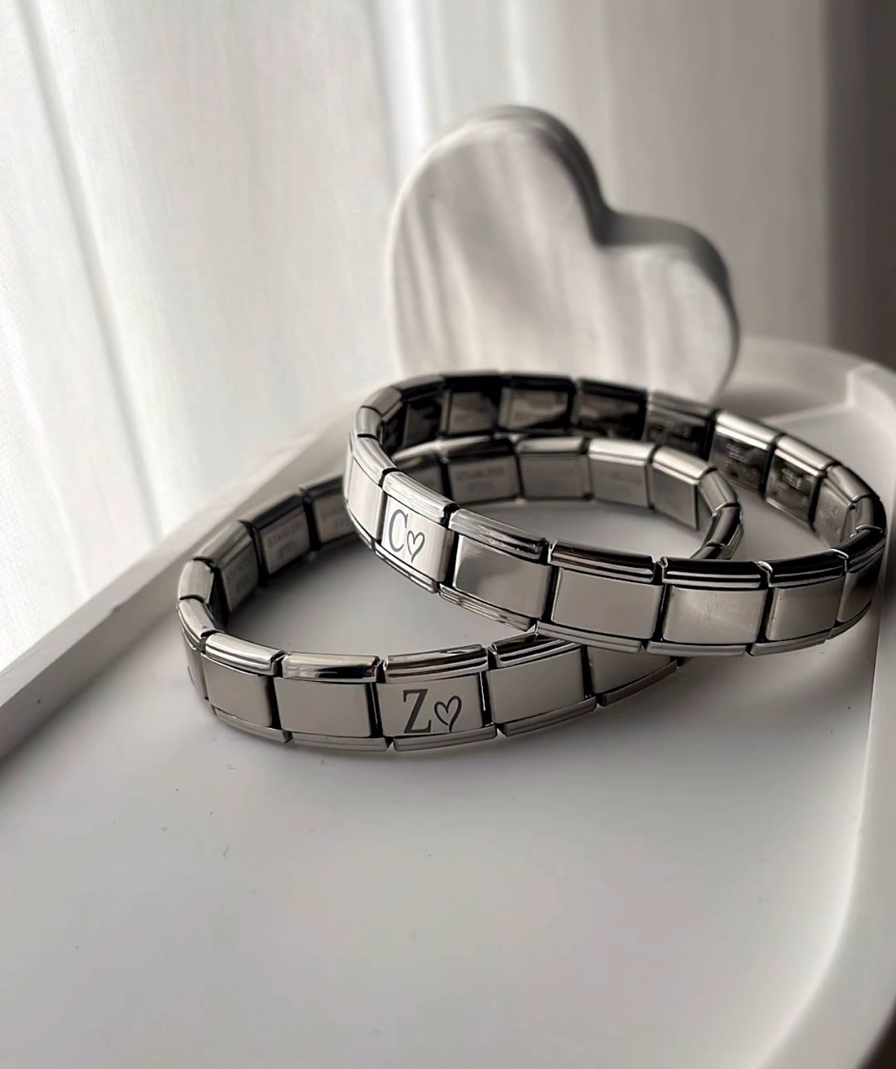 BRAZALETE ESTILO ITALIANO UNISEX PERSONALIZABLES