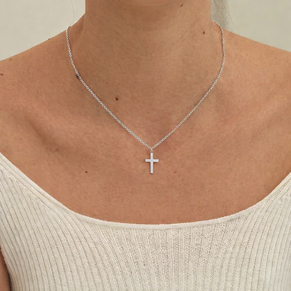 COLLAR CRUZ PEQUEÑA   MINIMALISTA UNISEX