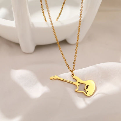 COLLAR GUITARRA MINIMALISTA UNISEX