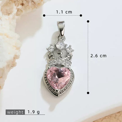 COLLAR CADENA CORONA  RAPUNZEL CRISTALES DE CIRCONIA