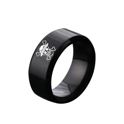 ANILLO ONE PIECE LUFFY  EN ACERO INOXIDABLE ANIME