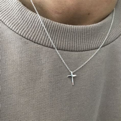 COLLAR CRUZ PEQUEÑA   MINIMALISTA UNISEX