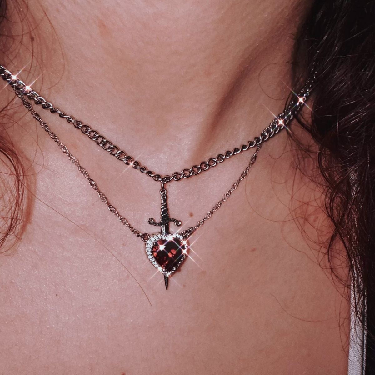 COLLARES DAGA & CORAZÓN  DE PAREJA EDICIÓN LIMITADA