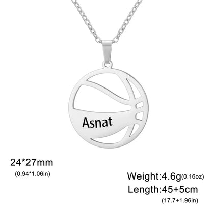 COLLAR PELOTA VOLLEYBALL VOLEIBOL y BASKET UNISEX PERSONALIZADO