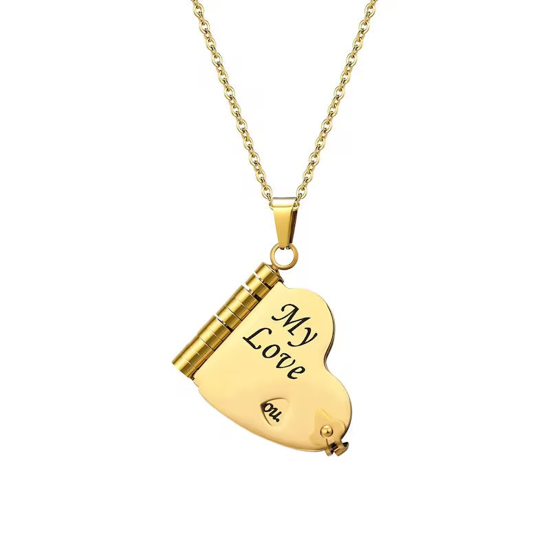 COLLAR LIBRO MINIMALISTA  HOJAS PERSONALIZABLES