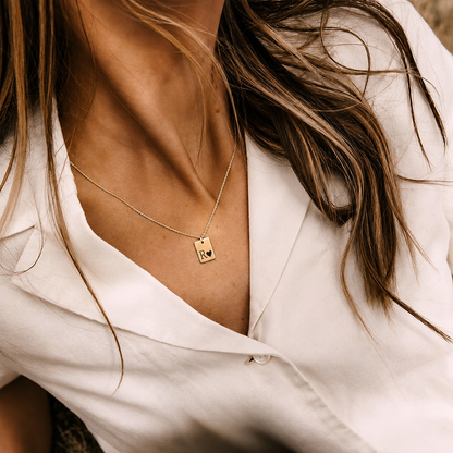 COLLAR RECTÁNGULO  MINIMALISTA PERSONALIZADO