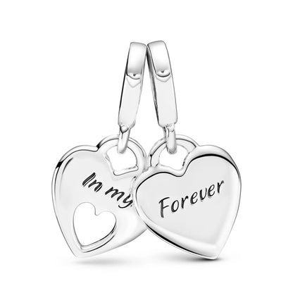 COLLAR CHARMS DIJES PARA  COMPARTIR CORAZONES