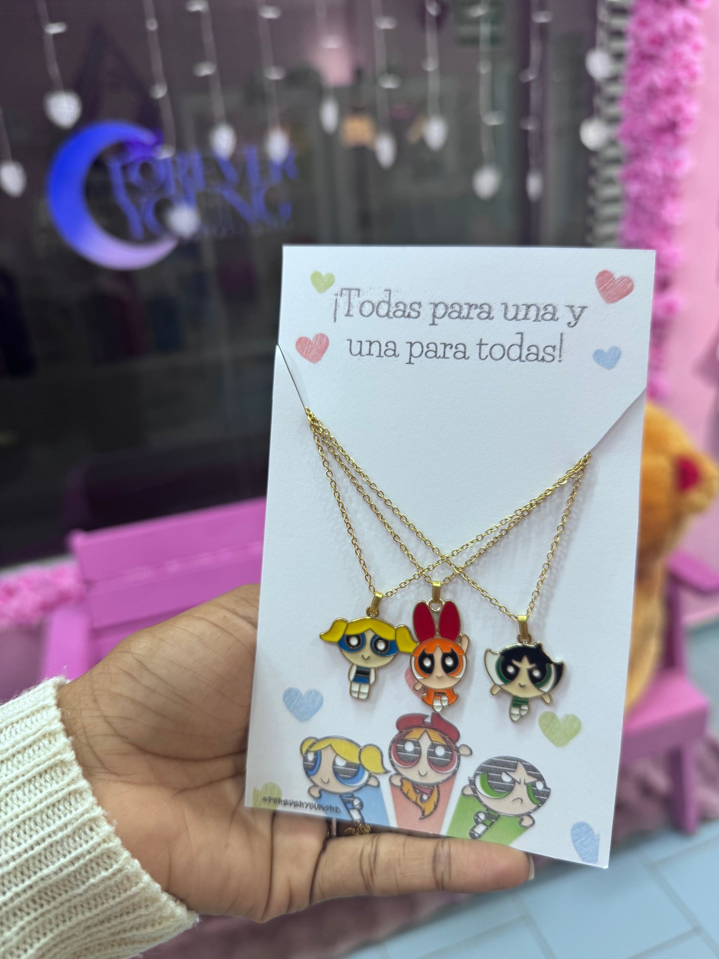 COLLARES DE MEJORES AMIGAS CHICAS SUPERPODEROSAS