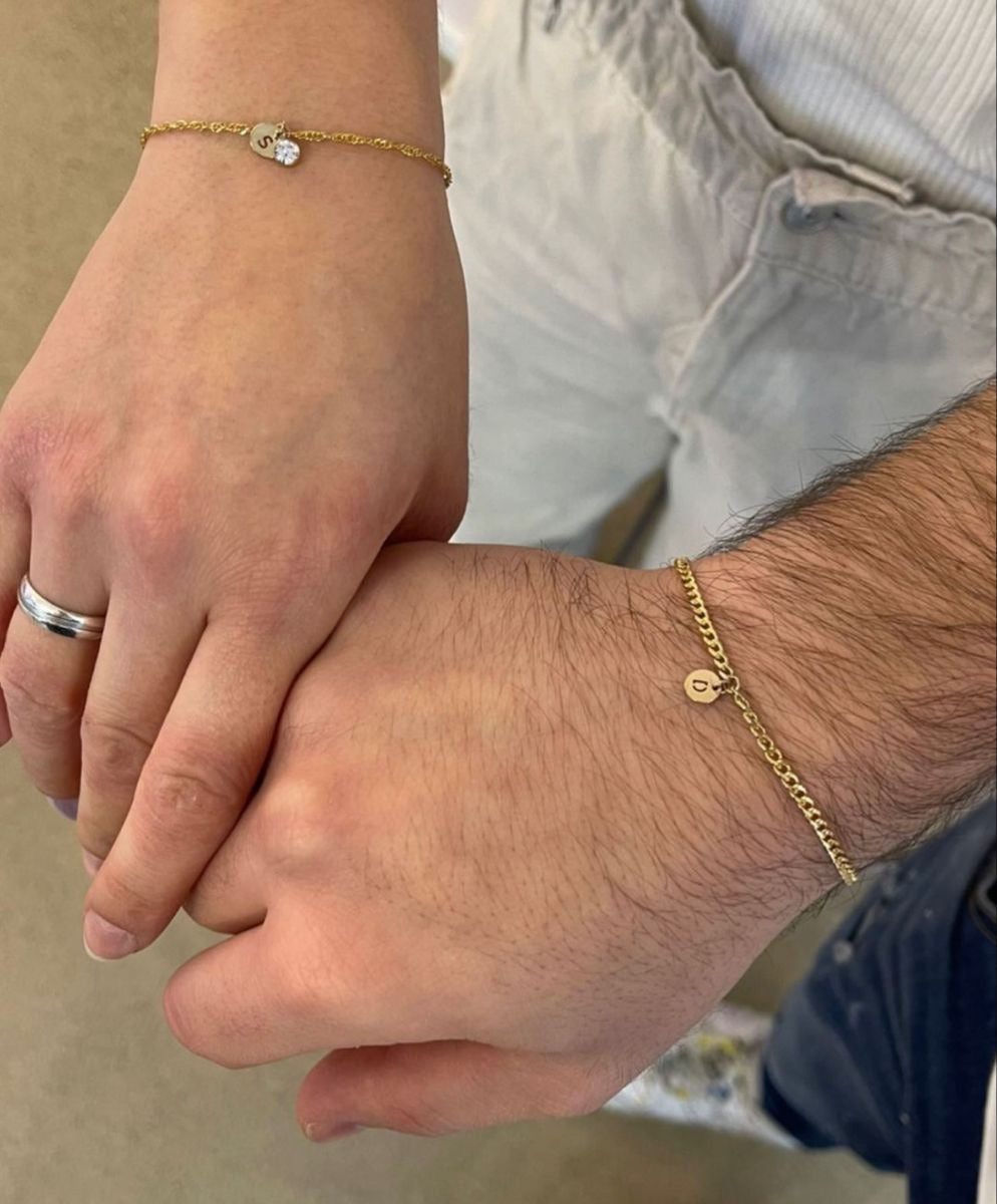 BRAZALETE CADENA ESTILO FUGARO MINIMALISTA