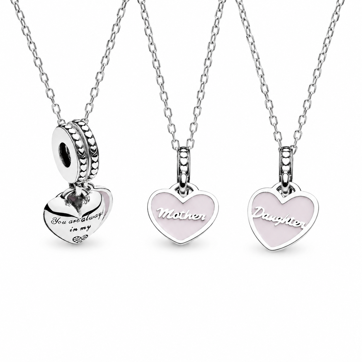 COLLAR CHARMS DIJES PARA  COMPARTIR CORAZONES