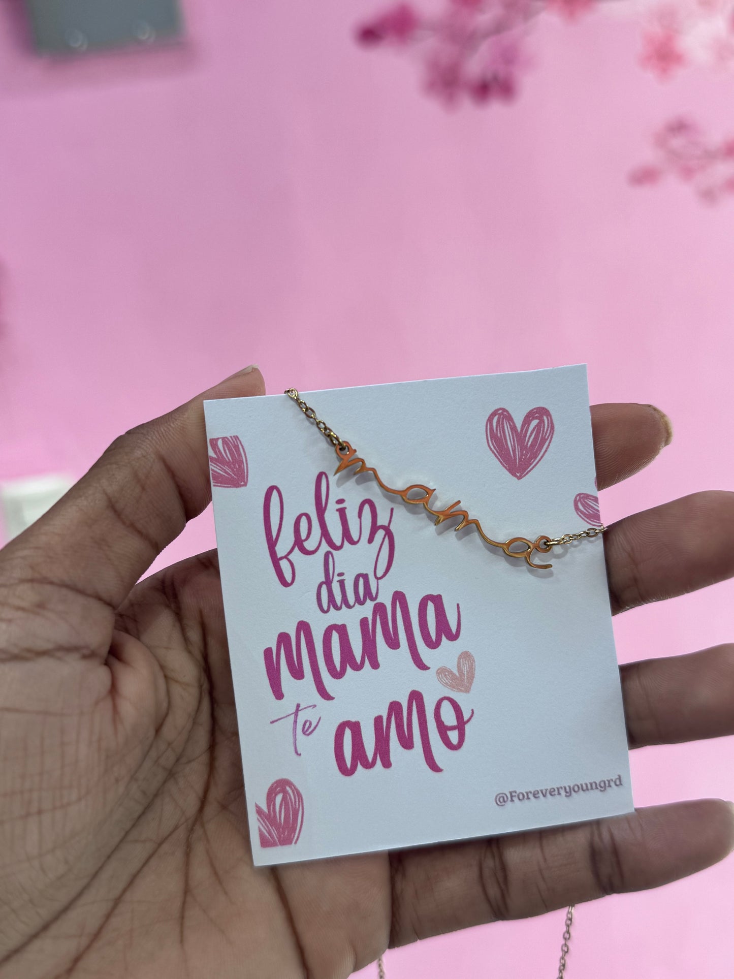 COLLAR MAMÁ MADRE  MINIMALISTA