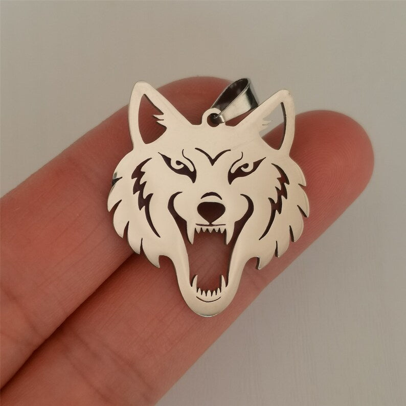 COLLAR DIJE DE LOBO  🐺