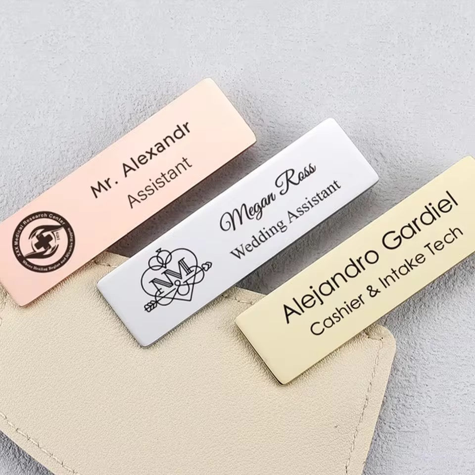 BROCHE PERSONALIZADO EN ACERO INOXIDABLE MÉDICO PROFESIONES