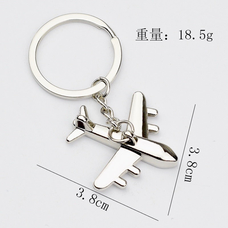 LLAVERO TRAVEL AVIÓN  PERSONALIZABLE 3D