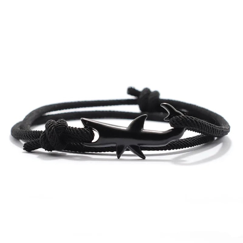 BRAZALETE TIBURÓN TEJIDO MINIMALISTA