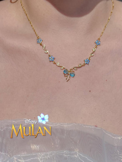 COLLAR BRAZALETES ELEGANTE LAZOS CORTE PRINCESA CRISTALES INCRUSTADOS
