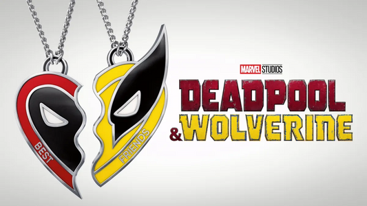 COLLARES & LAVEROS DEADPOOL & WOLVERINE  LOVE BFF