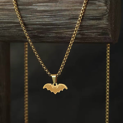 COLLAR BATMAN MURCIÉLAGO MINIMALISTA ESTILO PUNK