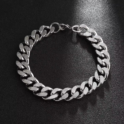 BRAZALETE CADENA ESTILO CUBANO