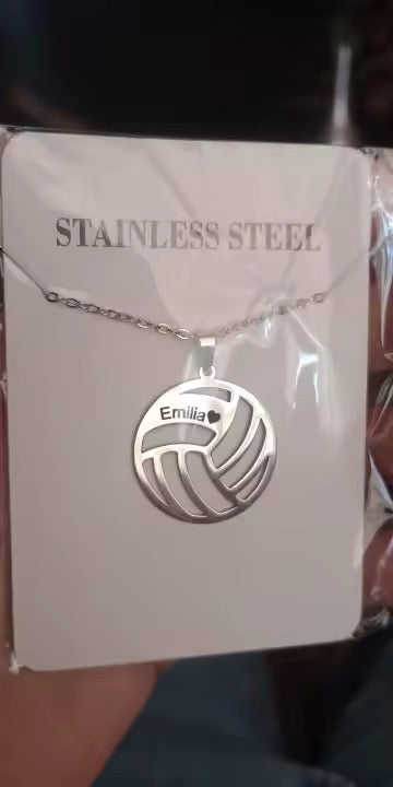 COLLAR PELOTA VOLLEYBALL VOLEIBOL y BASKET UNISEX PERSONALIZADO