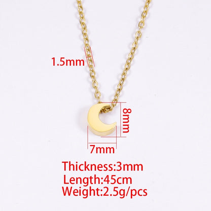 COLLAR LUNA CURVA TIPO CHOCKER MINIMALISTA