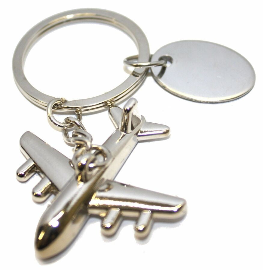 LLAVERO TRAVEL AVIÓN  PERSONALIZABLE 3D