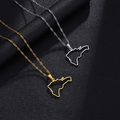 COLLAR MAPA DOMINICANO  REPÚBLICA DOMINICANA