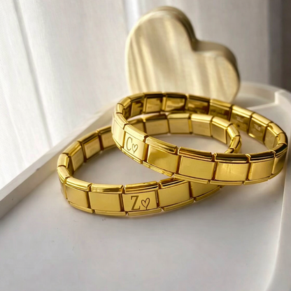 BRAZALETE ESTILO ITALIANO UNISEX PERSONALIZABLES