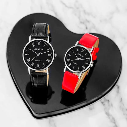 OFERTA COMBO RELOJES DE  PAREJA TRENDY