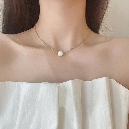 COLLAR PERLA  ELEGANTE- MINIMALISTA