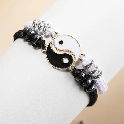 BRAZALETES YIN YANG PAREJA