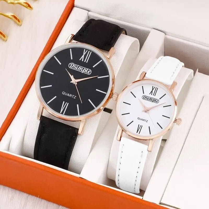 OFERTA COMBO RELOJES DE  PAREJA TRENDY