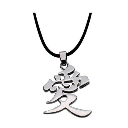 COLLAR LETRAS CHINAS NARUTO UNISEX