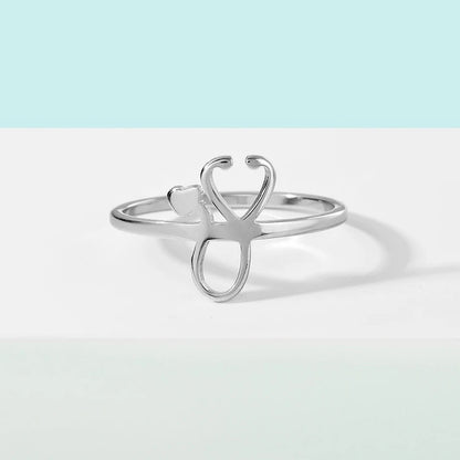 ANILLO ESTETOSCOPIO MÉDICO MINIMALISTA