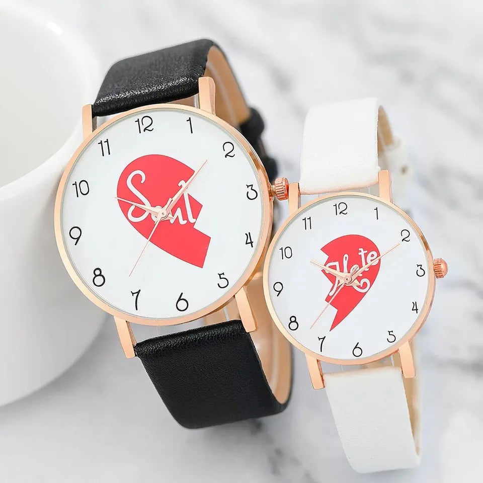 OFERTA COMBO RELOJES DE  PAREJA TRENDY