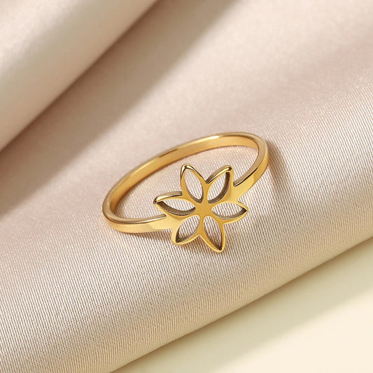 ANILLO FLORAL MINIMALISTA MIDI