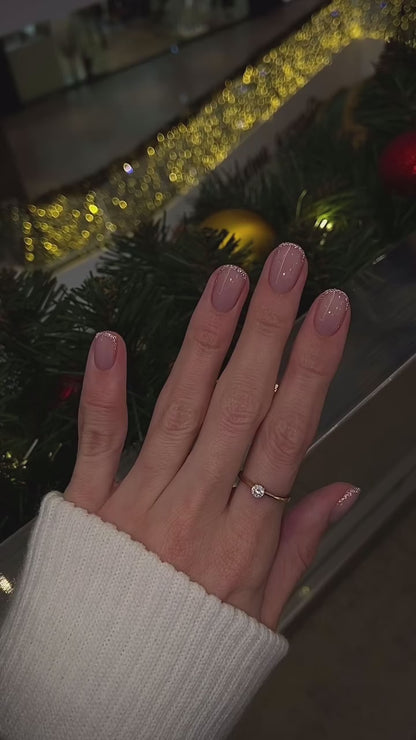 ANILLO CRISTAL CON INCRUSTACIONES ACERO INOXIDABLE